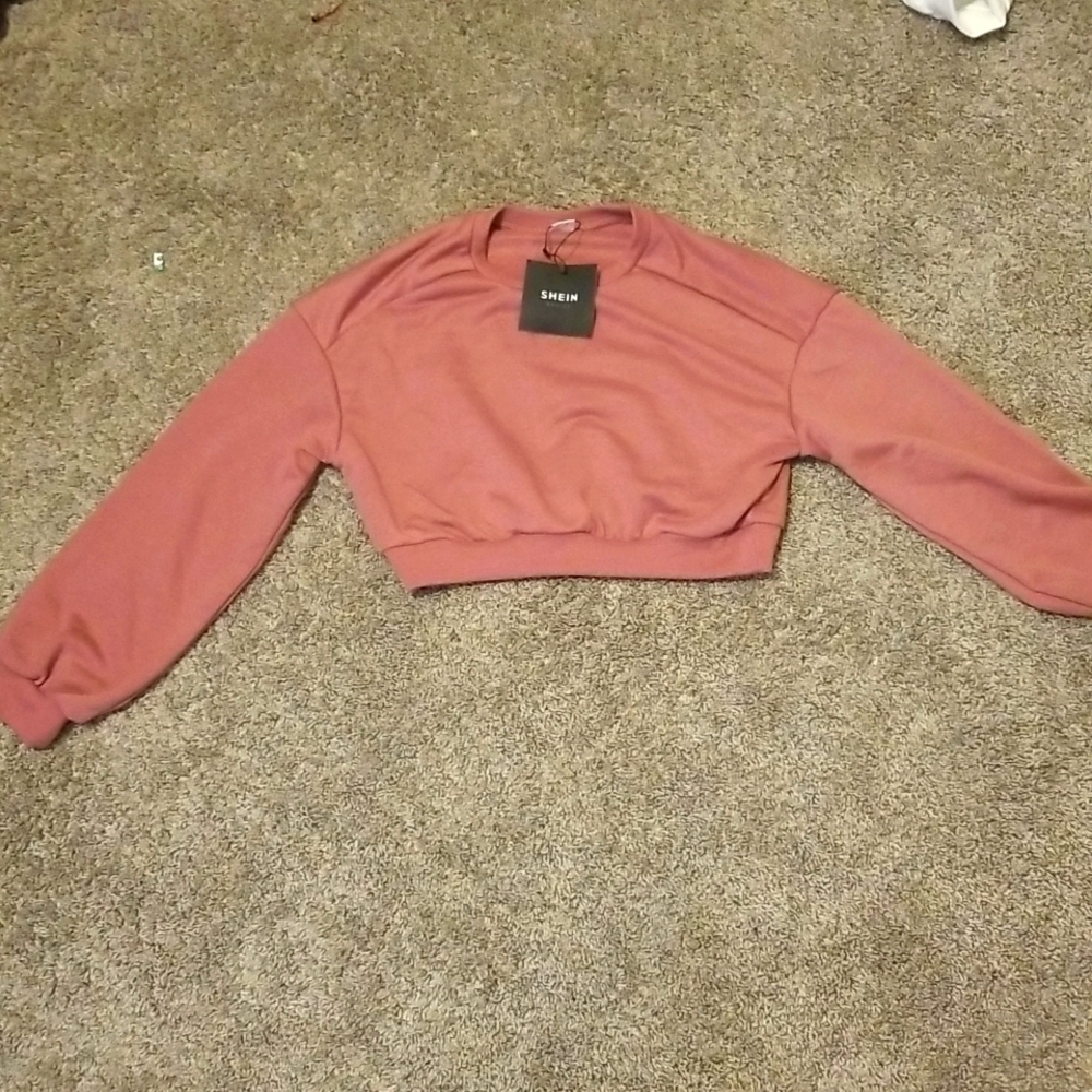 Shein cropped shirt